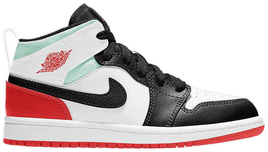 Air Jordan 1 Mid SE PS  Red Black Toe  BQ6932-100